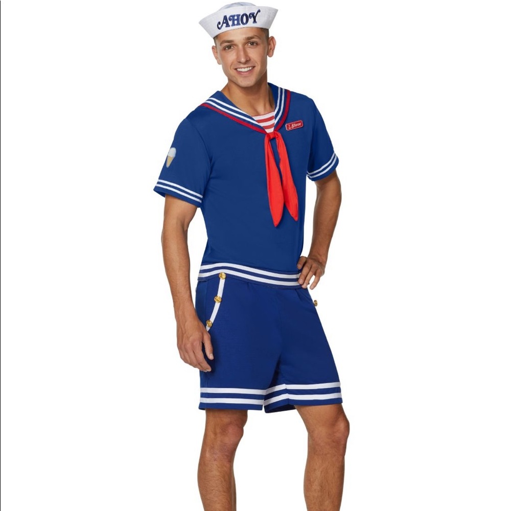 Men’s Scoops Ahoy Stranger Things Costume Large
